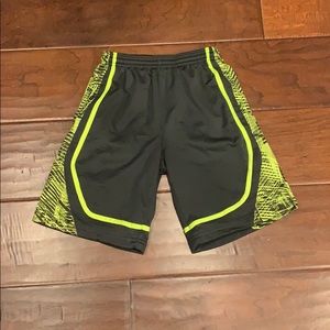 neon green and gray short